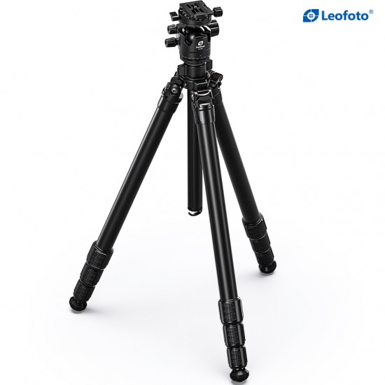 Leofoto LG-3284C+LH-40R(Black) Wings of Gods Series Tripod 32mm 4 Section