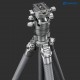 Leofoto LG-3284C+LH-40R(Silver) Wings of Gods Series Tripod 32mm 4 Section