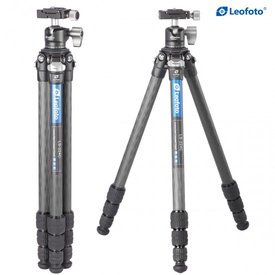 Leofoto LS-224 Carbon Fiber Travel Tripod with LH-25 Low-Profile Ball Head Leofoto LS-224 Carbon Fiber Travel Tripod with LH-25 Low-Profile Ball Head