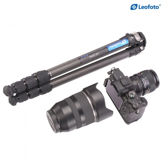 Leofoto LS-224 Carbon Fiber Travel Tripod with LH-25 Low-Profile Ball Head Leofoto LS-224 Carbon Fiber Travel Tripod with LH-25 Low-Profile Ball Head