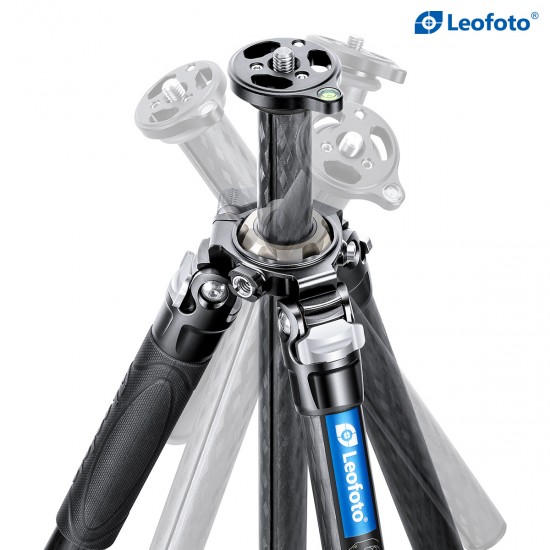 Leofoto LV-284C 4-Section Mamba Carbon Fiber Tripod for use with with BV-5 Head System