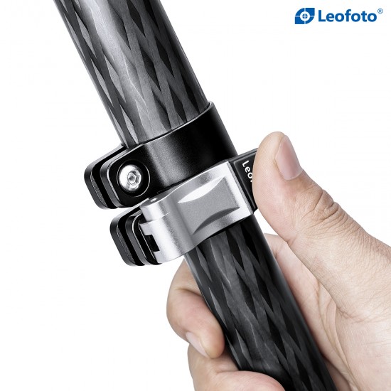 Leofoto LV-284C 4-Section Mamba Carbon Fiber Tripod for use with with BV-5 Head System