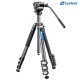 Leofoto LV-324C 4-Section Mamba Carbon Fiber Tripod for use with with BV-10/5 Head System