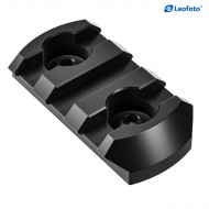Leofoto MLP-40 M-LOK PICATINNY RAIL ALUMINUM 3 SLOT PLATE