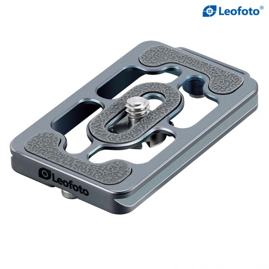 Leofoto NP-65T Titanium QR Plate (Blue)