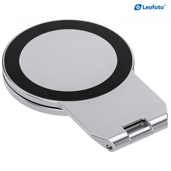 Leofoto PM-05 Dual Sided Magnetic Foldable Phone Stand Silver