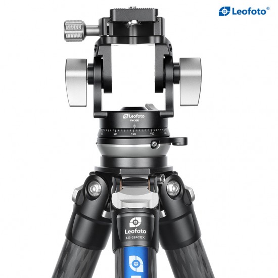 Leofoto VH-30+PU-100D Two-Way Monopod Head